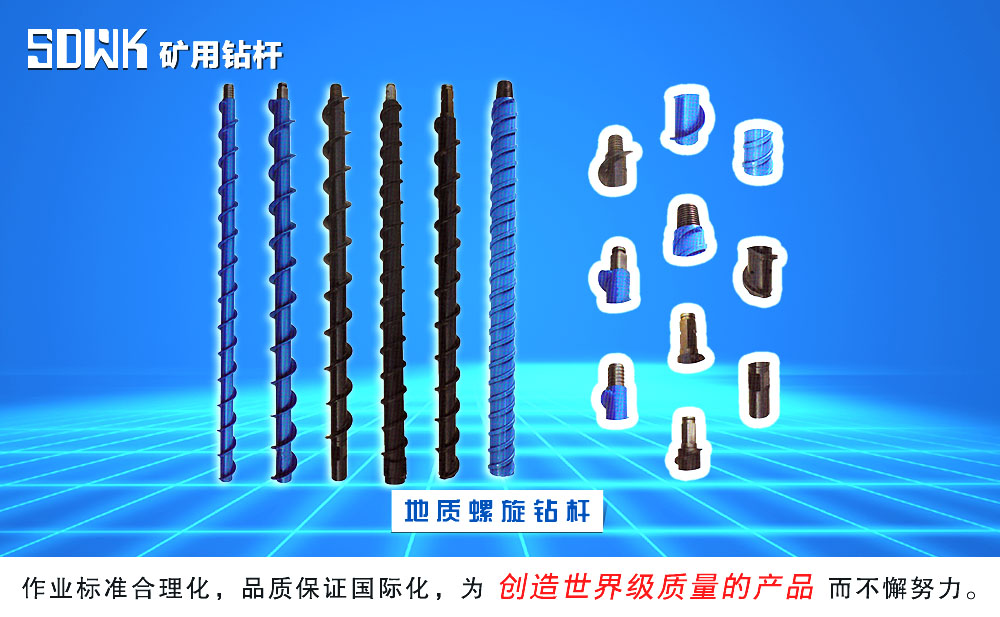 矿用地质螺旋乐动(中国)杆图片