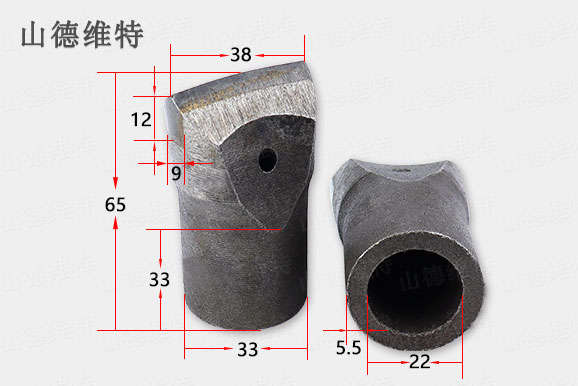 9mm38一字风硬质合金乐动(中国)头